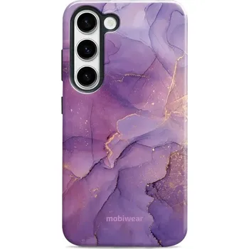 Pouzdro na mobilní telefon Odolný obal Mobiwear Elite Pro - Samsung Galaxy S23 - EP20E Fialový mramor (Odolné pouzdro, obal kryt Mobiwear Elite Pro - maximální ochrana mobilu, zesílené hrany, přesné výřezy, pohodlné držení, odolná grafika, kvalitní materiály)