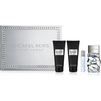 Kosmetická sada Michael Kors Pour Homme Vánoční Set - EDP 100 ml + EDP 10 ml + sprchový gel 100 ml + balzám po holení 100 ml Dárková sada