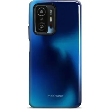 Pouzdro na mobilní telefon Odolný obal Mobiwear Elite Pro - Xiaomi 11T / 11T Pro - EP68E Modrý odstín (Odolné pouzdro, obal kryt Mobiwear Elite Pro - maximální ochrana mobilu, zesílené hrany, přesné výřezy, pohodlné držení, odolná grafika, kvalitní materiály)