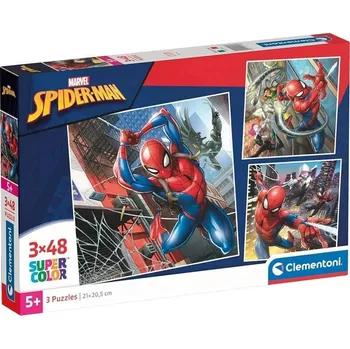 Puzzle CLEMENTONI Puzzle Marvel Spiderman 3 x 48 dílků