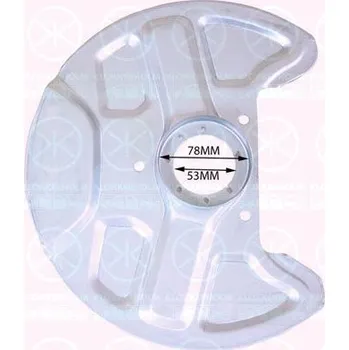 Brzdový kotouč Ochranný plech proti rozstřikování, brzdový kotouč AGB 9032OT10