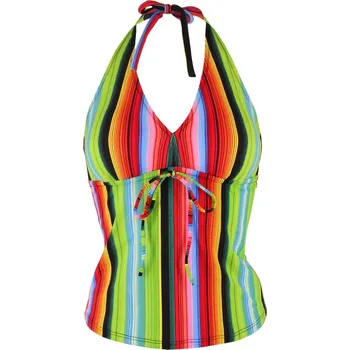 Dámské plavky Adélka plavkové tankini tílko S zelená