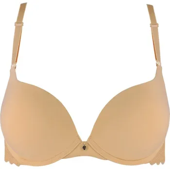 Body Linaise Push up podrsenka s krajkou 80B béžová