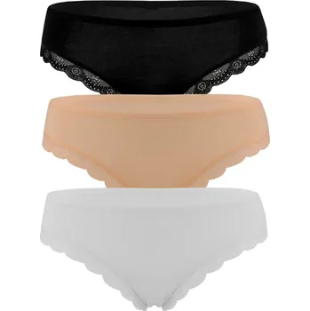 Kalhotky Nyla KAPO trio - bikinové kalhotky 3ks XL vícebarevná