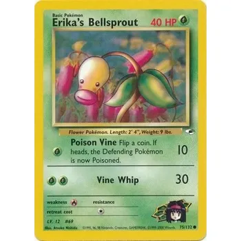 Karetní hra Pokémon GH 075/132 Erika's Bellsprout - Gym Heroes Stav: Excellent