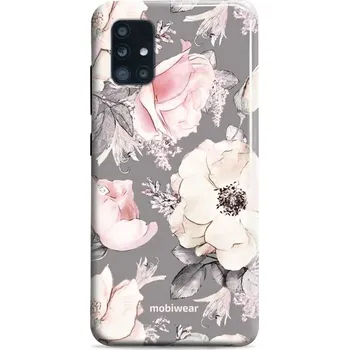 Telefonní příslušenství Odolný obal Mobiwear Elite Pro - Samsung Galaxy A51 - EX06E Květy na šedém pozadí (Odolné pouzdro, obal kryt Mobiwear Elite Pro - maximální ochrana mobilu, zesílené hrany, přesné výřezy, pohodlné držení, odolná grafika, kvalitní materiály)