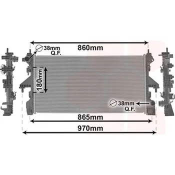 Chladič motoru Chladič, chlazení motoru AGB 57N108B1