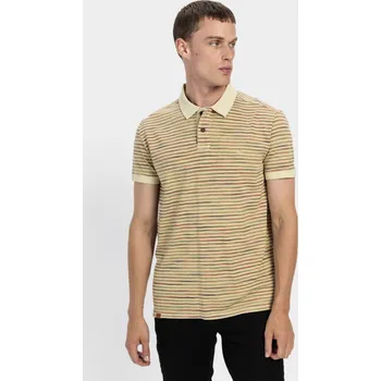 Pánská košile POLOKOŠILE CAMEL ACTIVE POLO 1/2 ARM WHITE