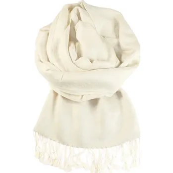 Šála Dalmina Verona Lux kašmírová šála H85J_16 smetanová