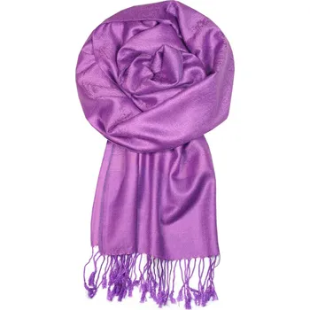 Šála Madrid Lux jednobarevný šál fialová