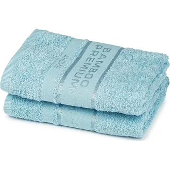 Sada ručníků a osušek 4Home Ručník Bamboo Premium světle modrá, 30 x 50 cm, sada 2 ks