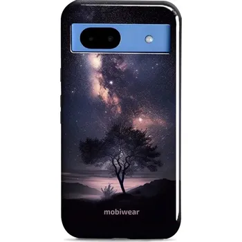 Pouzdro na mobilní telefon Odolný obal Mobiwear Elite Pro - Google Pixel 8A - E005E Strom s galaxií (Odolné pouzdro, obal kryt Mobiwear Elite Pro - maximální ochrana mobilu, zesílené hrany, přesné výřezy, pohodlné držení, odolná grafika, kvalitní materiály)