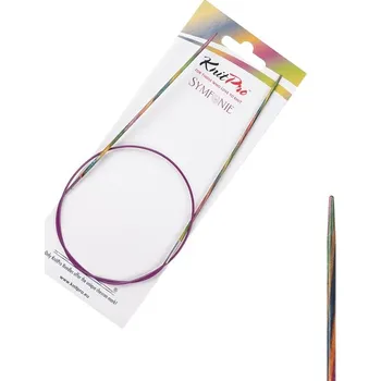 Jehlice KnitPro Symfonie kruhové fixní jehlice 2mm 60cm (KnitPro Symfonie kruhové dřěvěné jehlice 2mm 60cm)