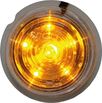 Příslušenství osvětlení automobilu LED obrysová lampa Strands Viking, 6 LED, 12-24V, ECE R7, R10, ADR- oranžová
