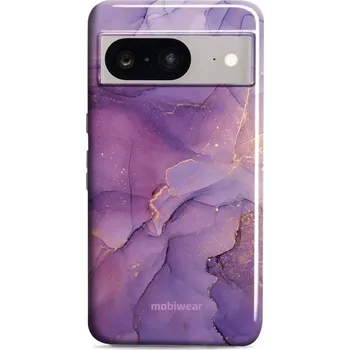 Pouzdro na mobilní telefon Odolný obal Mobiwear Elite Pro - Google Pixel 8 - EP20E Fialový mramor (Odolné pouzdro, obal kryt Mobiwear Elite Pro - maximální ochrana mobilu, zesílené hrany, přesné výřezy, pohodlné držení, odolná grafika, kvalitní materiály)