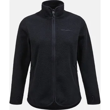 Dámská mikina MIKINA PEAK PERFORMANCE W PILE ZIP JACKET BLACK