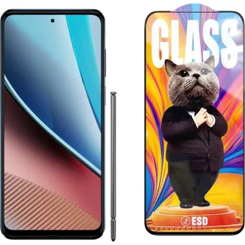 3D Ochranné tvrzené sklo na Motorola Moto G Stylus 5G 2023 - Mr. Cat ESD