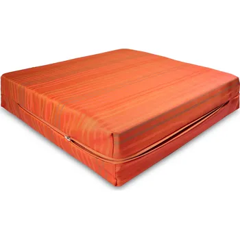 Podsedák BONEX Antidekubitní sedák červené tejido - proužek