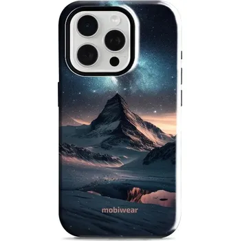 Pouzdro na mobilní telefon Odolný obal Mobiwear Elite Pro - Apple iPhone 15 Pro - E006E Hora s hvězdnou oblohou (Odolné pouzdro, obal kryt Mobiwear Elite Pro - maximální ochrana mobilu, zesílené hrany, přesné výřezy, pohodlné držení, odolná grafika, kvalitní materiály)