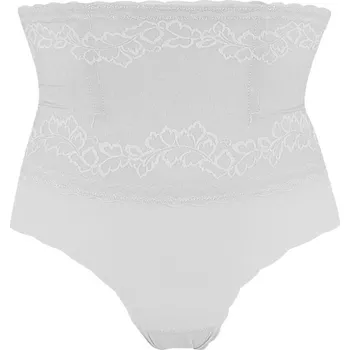 Kalhotky Sheila tvarující vysoké krajkové kalhotky 009 M bílá