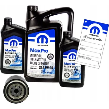 Motorový olej OLEJ MOPAR 5W20 7L + FILTR MO-899 PRO CHALLENGER 5.7