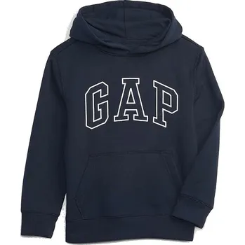 Pánská mikina mikina GAP V-New Campus Logo Hood - Blue Galaxy 6-7 Years