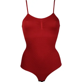 Dámské spodní prádlo Angie III. bezešvé stahující body S tmavě červená