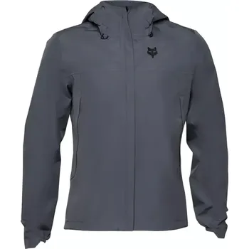 Cyklistická bunda FOX voděodolná bunda - RANGER 2.5L WATER - šedá