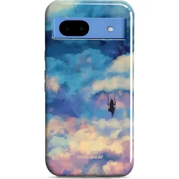 Pouzdro na mobilní telefon Odolný obal Mobiwear Elite Pro - Google Pixel 8A - ER09E Dívka na houpačce v oblacích (Odolné pouzdro, obal kryt Mobiwear Elite Pro - maximální ochrana mobilu, zesílené hrany, přesné výřezy, pohodlné držení, odolná grafika, kvalitní materiály)