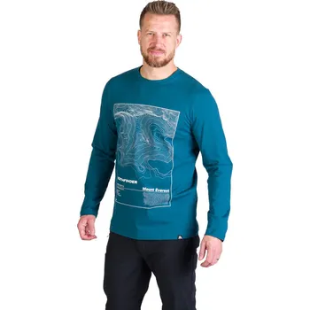 Pánské tričko Northfinder Pánské turistické triko z organické bavlny HENDERSON, modrá, S