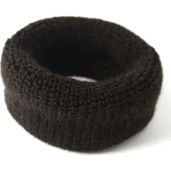 Velká černá froté gumička