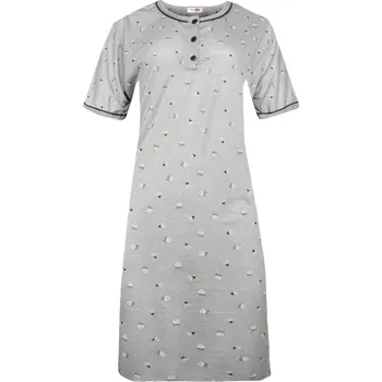 Body Edita noční košile s krátkým rukávem 6915 L černá