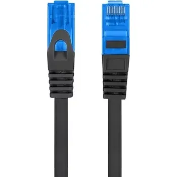 Síťový kabel Lanberg PCF6A-10CC-0300-BK Patch, CAT.6A FTP LSZH CCA, 3m, černý