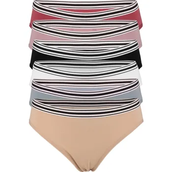 Kalhotky Ju menstruační bavlněné kalhotky 85-318 - 4bal XL vícebarevná