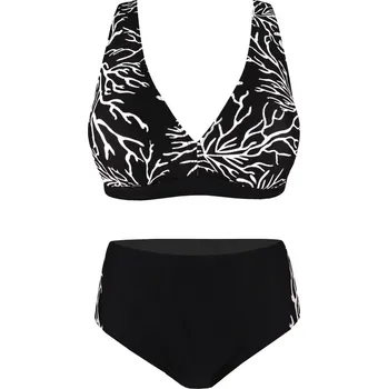 Body Marta plavky s vyjímatelnou výztuží bez kostic P407 4XL černá