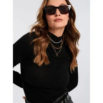 Sinsay - Halenka s dlouhými rukávy - černá - 603BE-99X - 603BE-99X-XS-1