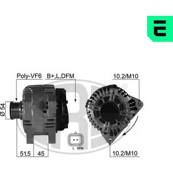 Alternátor Alternátor AGB EPA1761