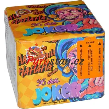 Zábavní pyrotechnika Srpyro.cz s.r.o. Kompakt JOKER 36 ran