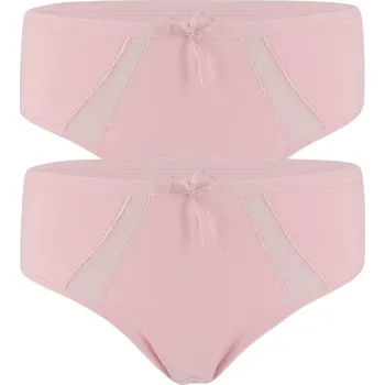 Kalhotky Susan bavlněné kalhotky 2bal L světle růžová