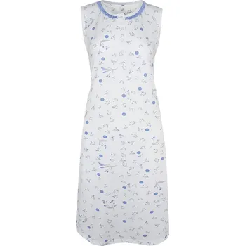 Body Šimona noční košile bez rukávů 6998 XXL modrá