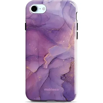 Pouzdro na mobilní telefon Odolný obal Mobiwear Elite Pro - Apple iPhone 7 / 8 / SE 2020 / SE 2022 - EP20E Fialový mramor (Odolné pouzdro, obal kryt Mobiwear Elite Pro - maximální ochrana mobilu, zesílené hrany, přesné výřezy, pohodlné držení, odolná grafika, kvalitní materiály)