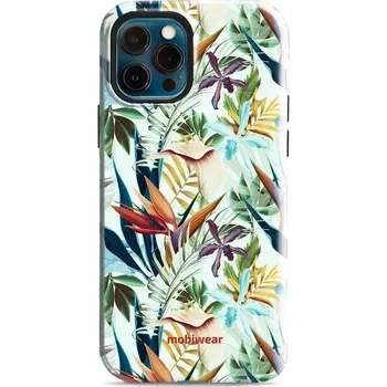 Pouzdro na mobilní telefon Odolný obal Mobiwear Elite Pro - Apple iPhone 12 / 12 Pro - E071E Flóra (Odolné pouzdro, obal kryt Mobiwear Elite Pro - maximální ochrana mobilu, zesílené hrany, přesné výřezy, pohodlné držení, odolná grafika, kvalitní materiály)