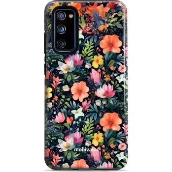 Pouzdro na mobilní telefon Odolný obal Mobiwear Elite Pro - Samsung Galaxy S20 FE - EP48E Pestré kvítky (Odolné pouzdro, obal kryt Mobiwear Elite Pro - maximální ochrana mobilu, zesílené hrany, přesné výřezy, pohodlné držení, odolná grafika, kvalitní materiály)