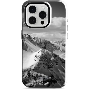 Pouzdro na mobilní telefon Odolný obal Mobiwear Elite Pro - Apple iPhone 15 Pro - E152E Velehory (Odolné pouzdro, obal kryt Mobiwear Elite Pro - maximální ochrana mobilu, zesílené hrany, přesné výřezy, pohodlné držení, odolná grafika, kvalitní materiály)