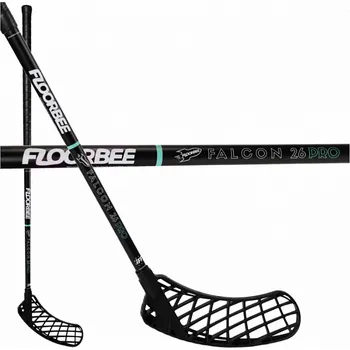 Florbalová hůl Floorbee Falcon 26 Carbon PRO light black vel. 104cm (=114cm) pravá kulatá (pravá ruka dole)