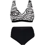 Toscana dámské dvojdílné plavky s výztuží S982-A M černá
