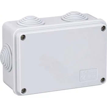 Elektroinstalační krabice INSTALAČNÍ KRABIČKA B120 120x80x50mm 6x PRŮCHODKA