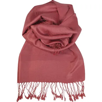 Šála Madrid Lux jednobarevný šál H85_53 tmavě růžová