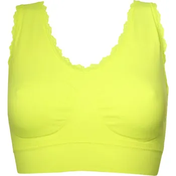 Podprsenka Dolcezza lambáda s vyjímatelnou výztuží XL zářivě žlutá