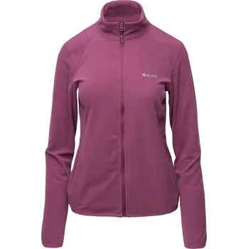 Dámská mikina Dámská Fleecová mikina HI-TEC LADY DAMIS II FULL ZIP M000260652 – Fialová L